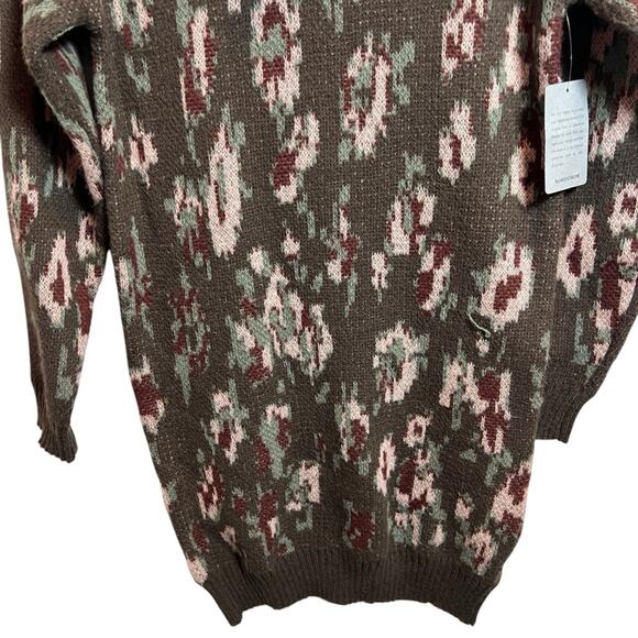 NWT Nordstrom StitchDrop XS Oversized Knit Sweater Dress - Picture 4 of 11